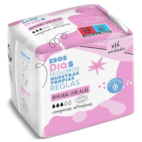DIA ESOS DÍAS compresas ultrafinas normal con alas paquete 16 uds