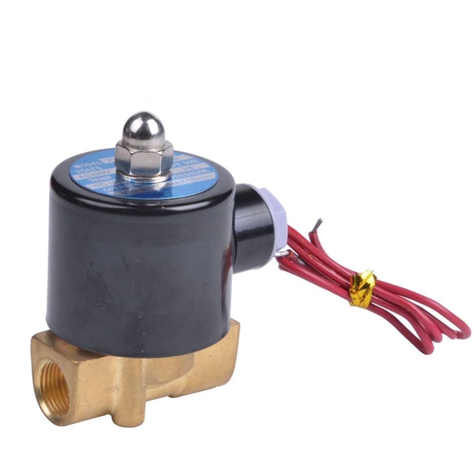 Électrovanne laiton 2WH025-08 G1/4 action directe pour eau haute pression