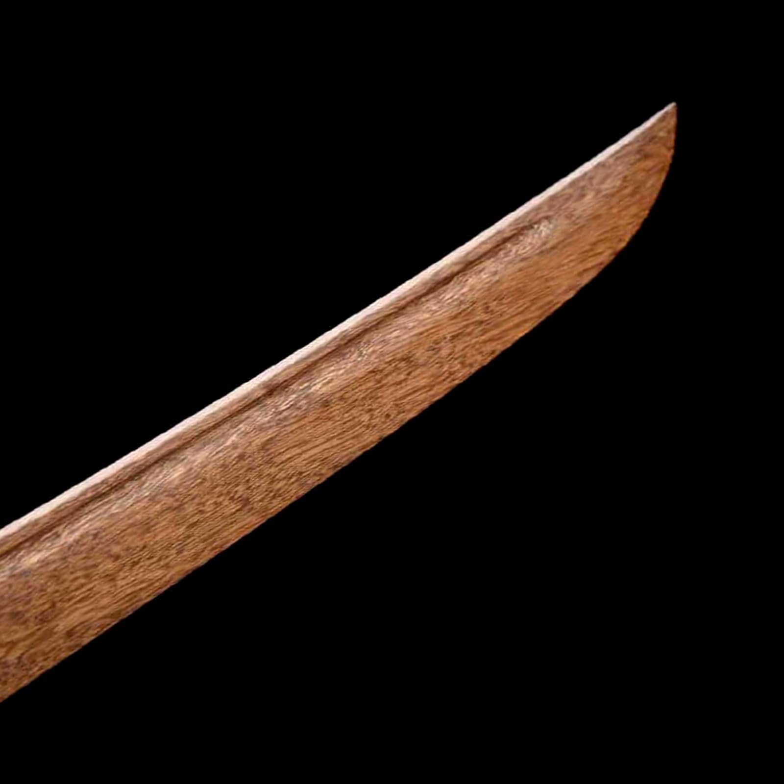 Espadas samurái Cortas de Madera de 55 cm,Bokken Artesanal,Katana de Palisandro Natural para Regalos,exhibiciones,Cosplay,Accesorios y Colecciones.