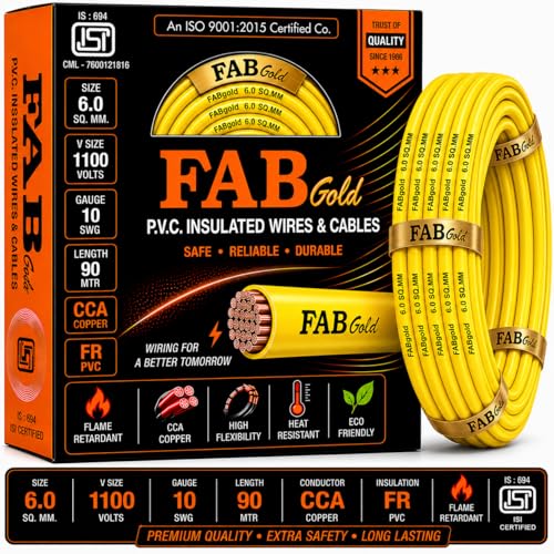 Image of 6.0 sq /mm (90 Metres) Multi Strand House Wire FR PVC (84 Wire) House Fitting
