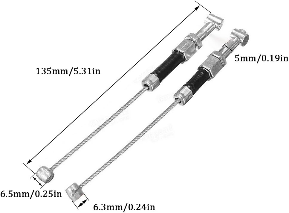 FXCNC CNC Aluminum Line Easy Stunt Pull Clutch Cable Lever Replacement System Compatible with Gold