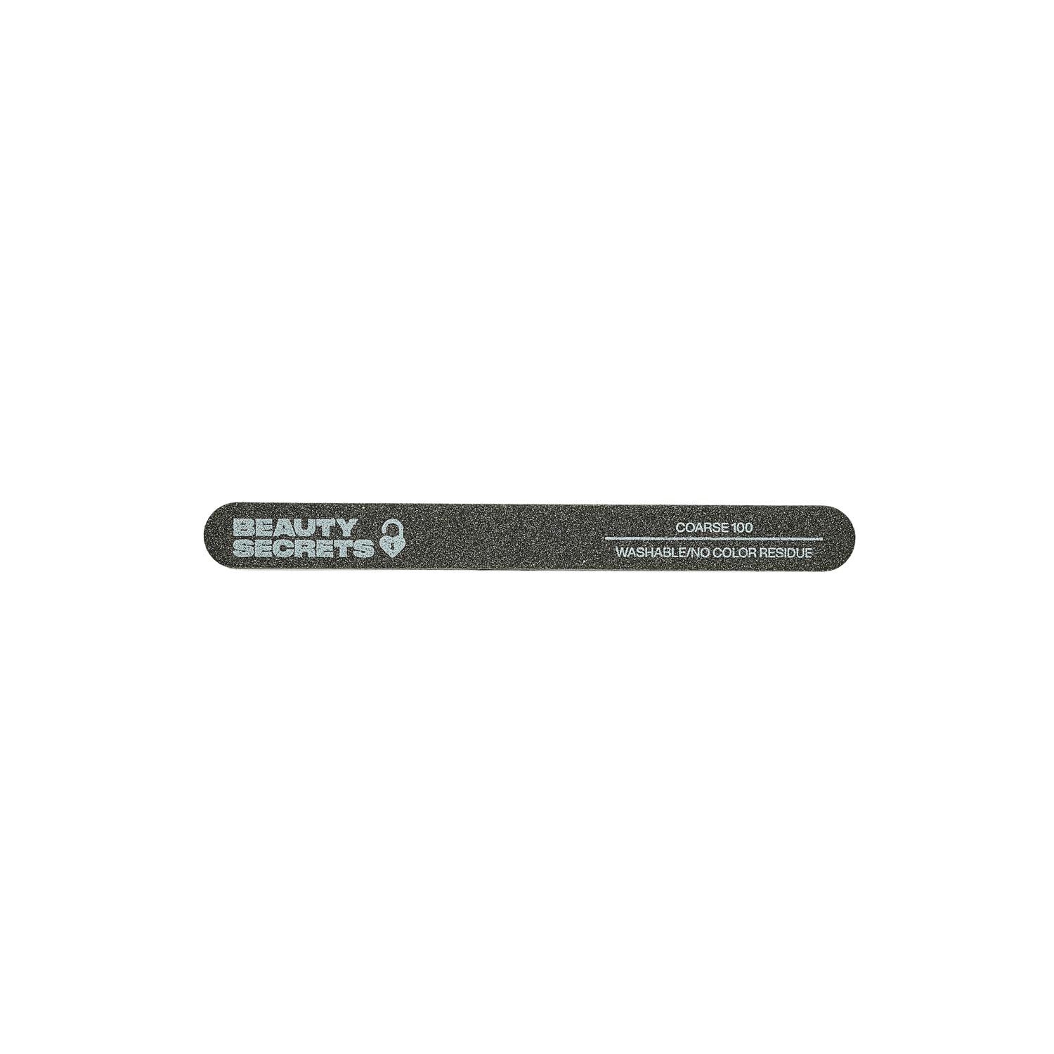 Beauty Secrets Coarse 100 Grit Black Nail File