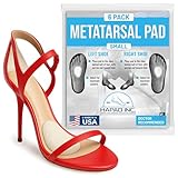Metatarsal Pads, Metatarsal Foot Pads for Pain Relief, Mortons Neuroma Pads Felt - Small,1/4