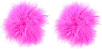Sexy feather Nipple Covers Reusable Self-Adhesive Breast Pasties Petal Bra Chest Sticker Body Crazy Costume, 1 Pair