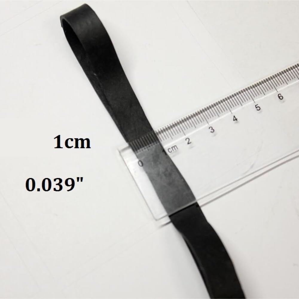 Elastici,Elastici in Gomma da Ufficio, 40 elastici di gomma spessi di grandi dimensioni for impieghi gravosi, elastici di grandi dimensioni 7,5 * 1 cm, elastici robusti for uso scolastico, domestico e