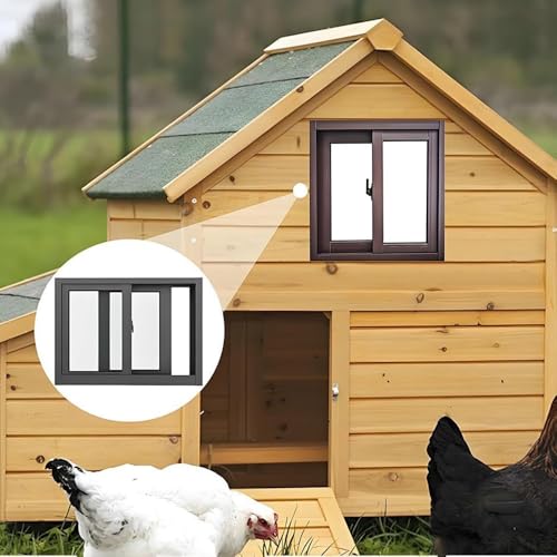 Ventanas móviles resistentes con pantalla de aluminio para sótanos y cabañas 8