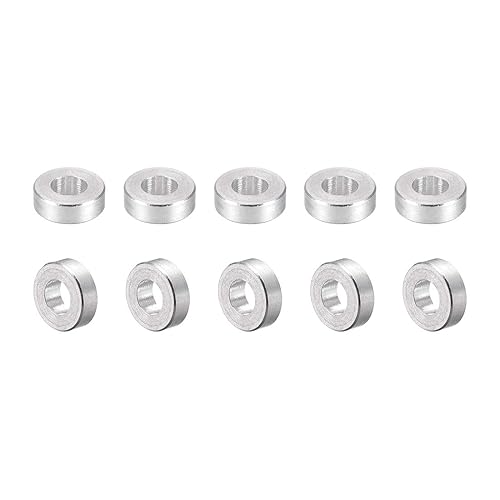 Uxcell - Espaciador redondo de aluminio de 0.122 x 0.236 x 0.079in (IDxODxH) para Drone FPV Quadcopter Racing RC multirotores piezas DIY