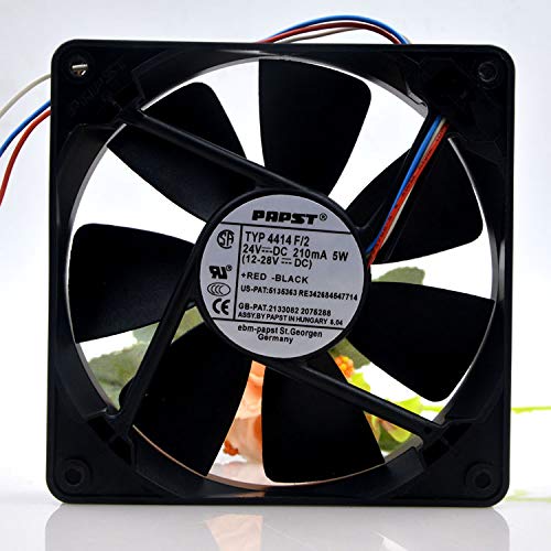 Amazon 4414F 2 24V 210mA 5W 120x120x25mm Device Fan Electronics amazon-4414f-2-24v-210ma-5w-120x120x25mm-device-fan-electronics