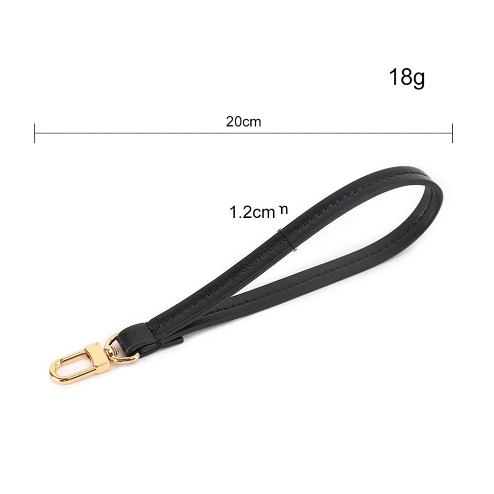 Wymiana pasków do toreb skórzanych, 20 cm 1,2 cm pasek na nadgarstek torebka skórzana damska torebka damska torebka kopertówka(138num2 21.5cm,5 Pieces)