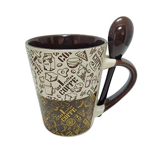 Caneca caputino de colher 300 ml