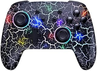 NexiGo Wireless Controller for Switch/Switch Lite/OLED, Bluetooth Controllers for Nintendo Switch with Vibration, Motion, Turbo and LED Light (Lightstorm)