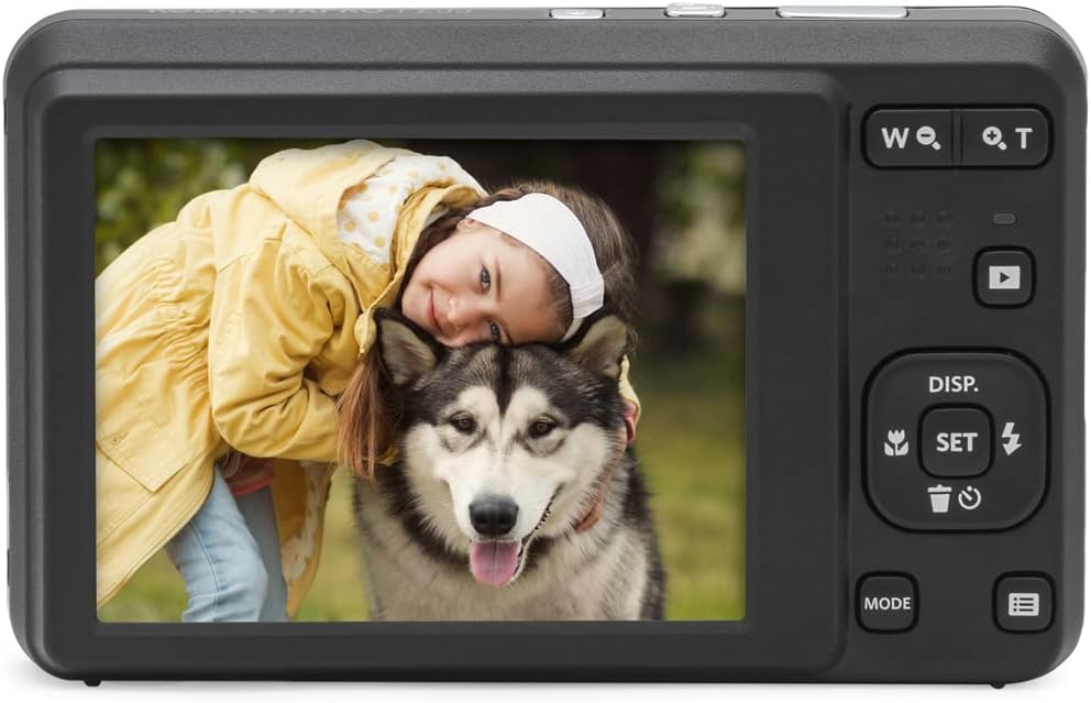 Kodak FZ55BL PIXPRO Digital Camera Blue Bundle with Lexar 64GB High-Performance 800x UHS-I SDHC Memory Card Blue Series