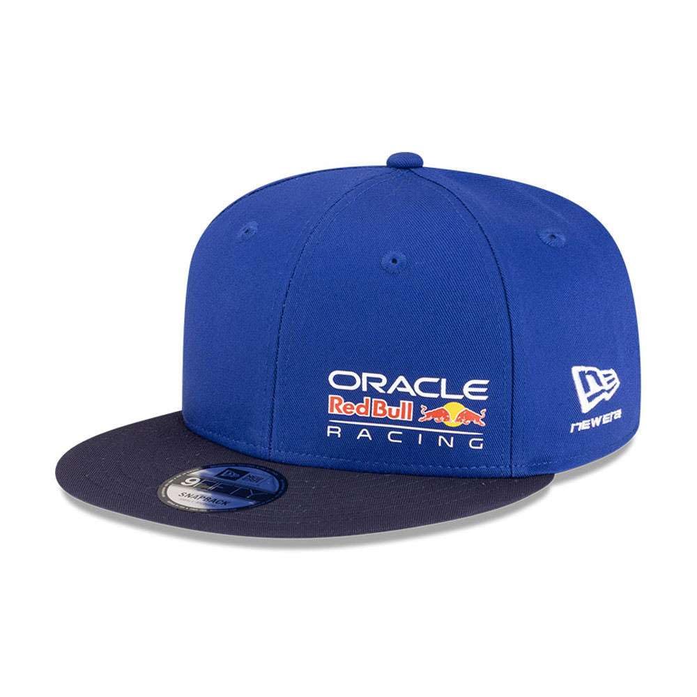 Oracle RB Racing Essential Cap zweifarbig mit Schirm, schwarz und dunkelblau, 9FIFTY