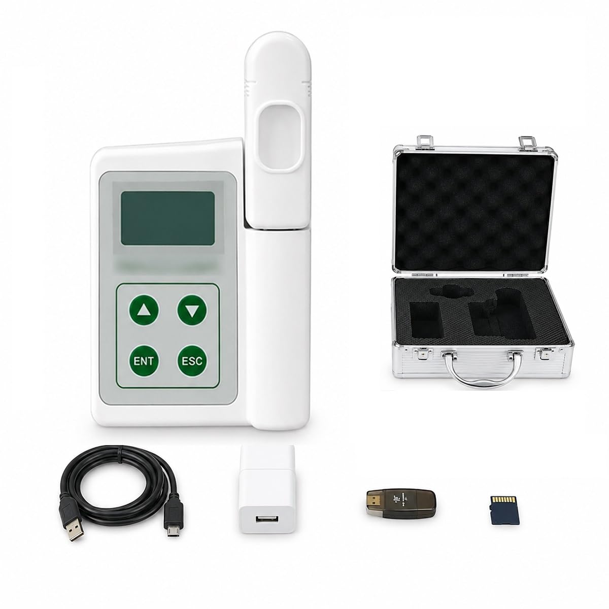 Analyseur De Chlorophylle Rechargeable,testeur Portatif De Verdure Feuilles SPAD