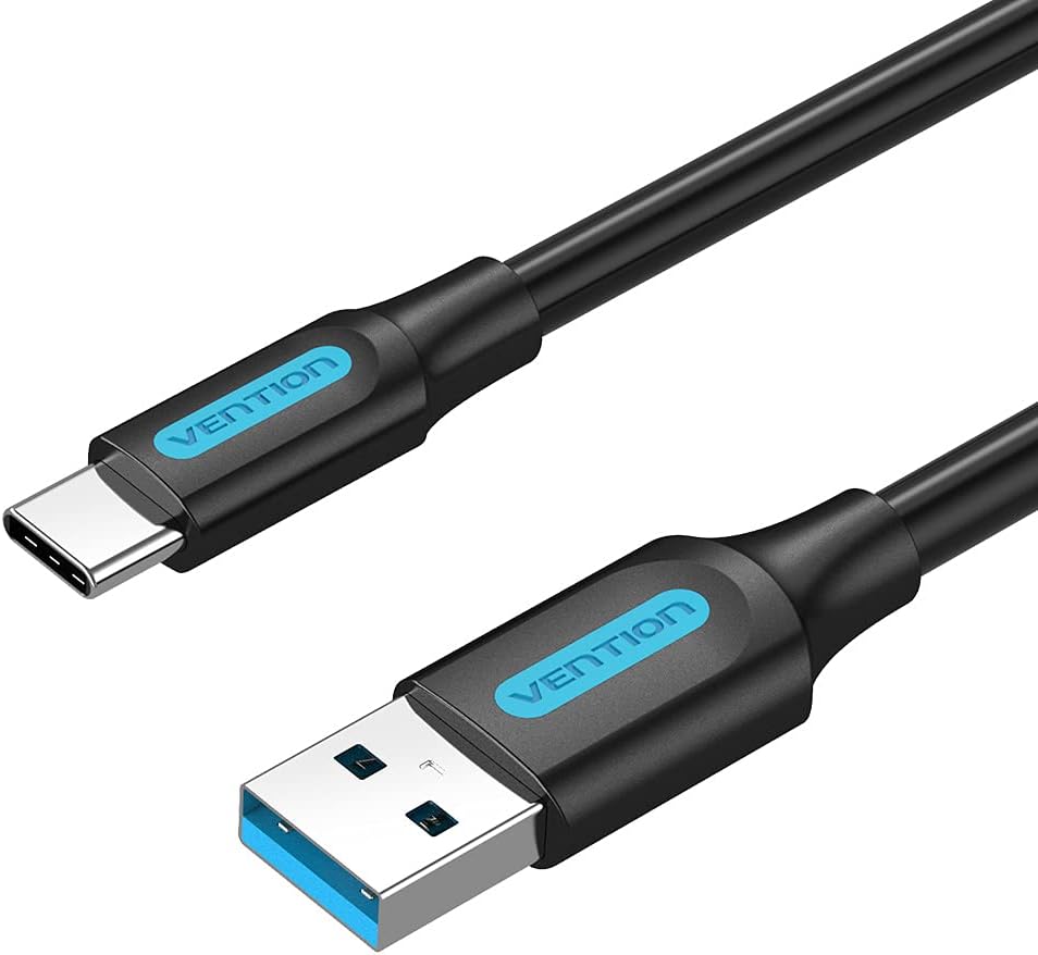 USB 3.0 A to USB-C Fast Charging Cable @3A, Data Transmission Speed @5Gbps, For Samsung, LG, Huawei, Xiaomi (0.5 Meter, USB 3.0 A to C)