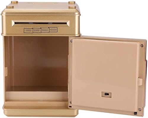 Miniatura 3 de PowerKing Alcancía de cajero automático electrónico con contraseña, caja fuerte de ahorro de voz de dibujos animados panda hucha para niños de 3