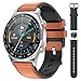 LIGE Smart Watch Herren, IP68 Wasserdichte Smart Armbanduhr mit Schlaf Blutdruck Herzfrequenz Text Benachrichtigung Spiele, 1.32" HD Touchscreen Fitness Tracker mit Ersatzgurt Sportuhr für iOS Android