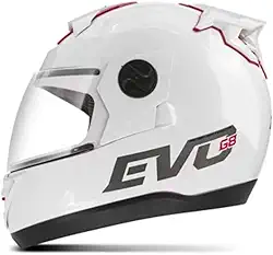 CAPACETE FECHADO PRO TORK EVOLUTION 788 G8 EVO SOLID BRILHANTE BRANCO TAM. 62