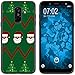 Produktbild PhoneNatic Case kompatibel mit Samsung Galaxy A6 Plus (2018) Silikon-Hülle X Mas Weihnachten X-Mas Sweater M7