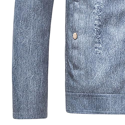 Chaqueta masculina de cuero tipo camionero con cierre miniatura 6