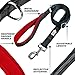 Black Rhino – Dog Leash Adjustable Length (3-5 Feet) with Soft Neoprene Padded Handle | Heavy Duty Lead for Easy Control | Small Medium Large Breeds | Reflective Stitching (Red/Black)