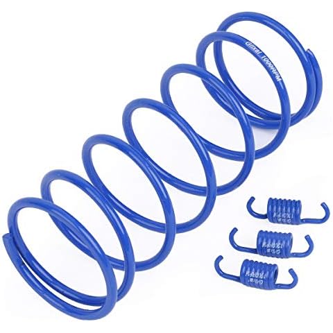 Glixal ATKS-03904 High Performance Racing Moped ATV Scooter Torque Spring with Clutch Springs for GY6 125cc 150cc 157QMJ 152QMI Engine (1000RPM,Blue) Cover