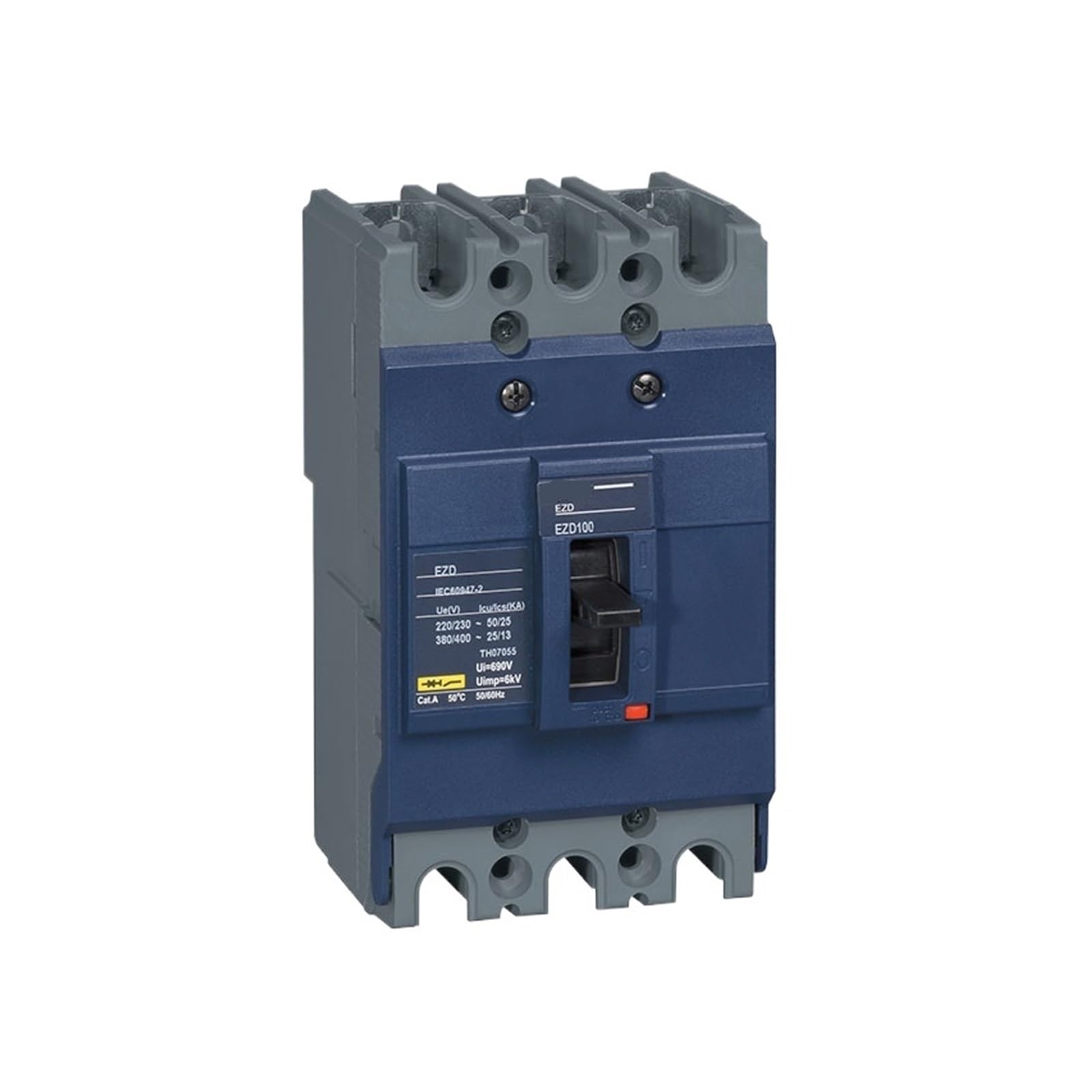 TYEXCZARF EZD100E3060N EZD100E-60A 3P | 100A | 60A | 25KA molded case distribution protection circuit breaker