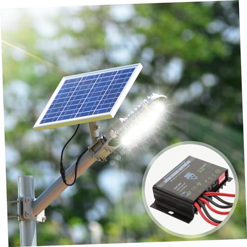 ORFOFE Wasserdichter Solarladeregler 12V 24V Pwm Solarregler Für Solarpanel Batterie Steuerung Mit Ip65 Schutz Und Überlade Kurzschluss Schutz Für Straßenlaternen Werbetafeln