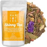 SKINNY TEA | Tisana Drenante e Dimagrante Forte a base di Tè Verde e Yerba Mate | Diuretico, Snellente e Bruciagrassi per Perdere Peso Velocemente | Confezione Regalo Salva Aroma | Gusto Limone