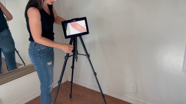 elitehood Trépied en métal pour iPad et support réglable en col de cygne de 183 cm, support de sol en aluminium robuste pour iPad Pro 12,9 11, Mini, Air, iPhone et tablettes de 4,7 à 12,9