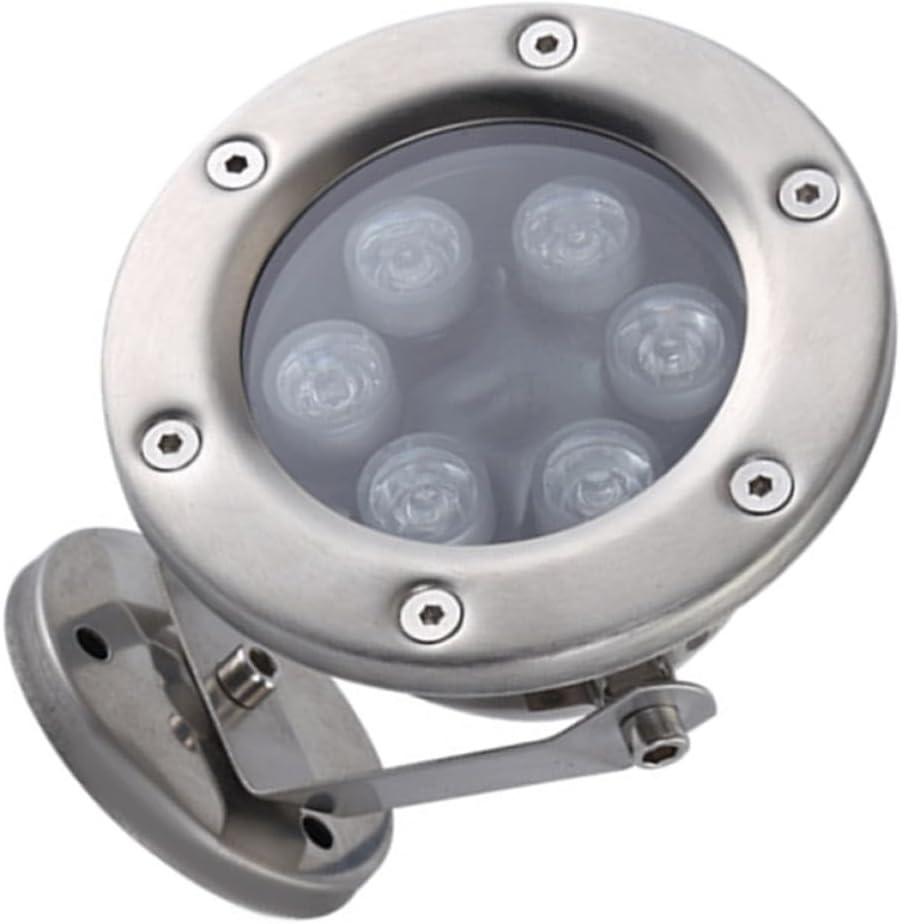 BESTonZON Submersible LED Pool Lights Waterproof Underwater Pond Lights Warm White 6pcs for Swimming Pool and Fountain Outdoor Water Garden Lighting