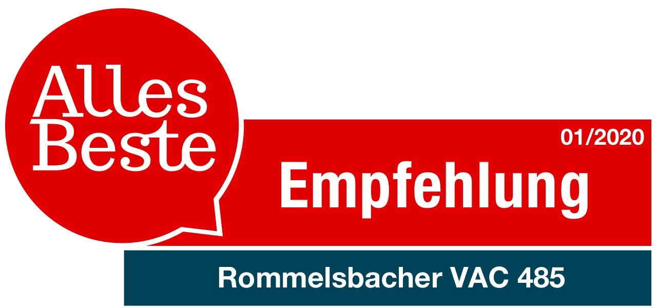 ROMMELSBACHER Vakuumierer VAC 485 15 Liter/Min. Doppel-Versiegelungsnaht Folien bis 30 cm