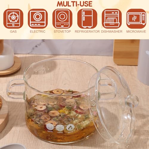 Bol à nouilles en verre avec couvercle à ventilation rapide PLAFOPE 1350ml - 8