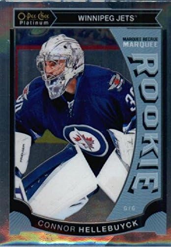 2015-16 O-Pee-Chee OPC Platinum Marquee Rookie #M36 Connor Hellebuyck Winnipeg Jets Hockey Card