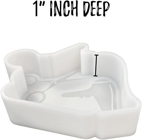 Miniatura 4 de Tijeras para secador de pelo peine de silicona freshie de 5 x 5 x 1 pulgadas mano para perlas aromáticas perfumadas suministros de regalo para