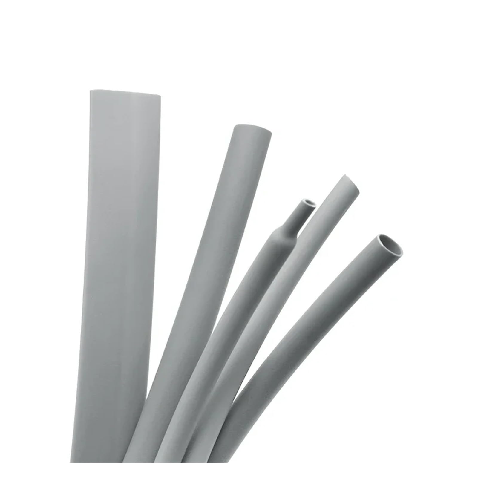 Gaine thermorétractable grise 3:1, 1 mètre, avec colle, 15,4 à 50 mm(50mm)
