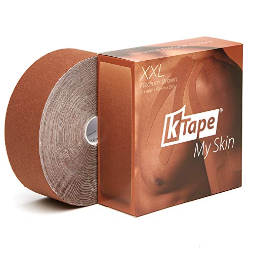 K-Tape® My Skin Medium Brown XXL (Rouleau en vrac, 5 cm x 22 m) [Brun Moyen]