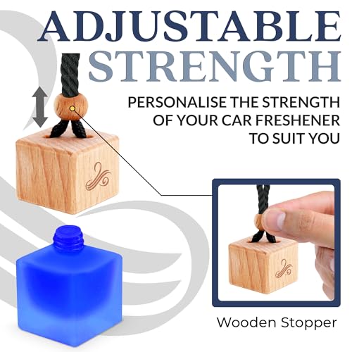 Car Air Freshener for Men with Vent Clip | Strong Perfume Automotive Air Freshener | Odour Eliminating Technology with Vent Clip | Car Air Fresheners by Perfa - Image 5