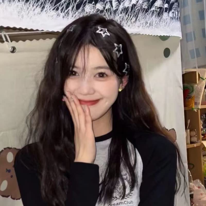 Miniatura 4 de Pinzas para el cabello Y2K de color plateado, 10 piezas, para mujeres y niñas, 10 piezas, accesorios para el cabello de los años 2000, pinzas