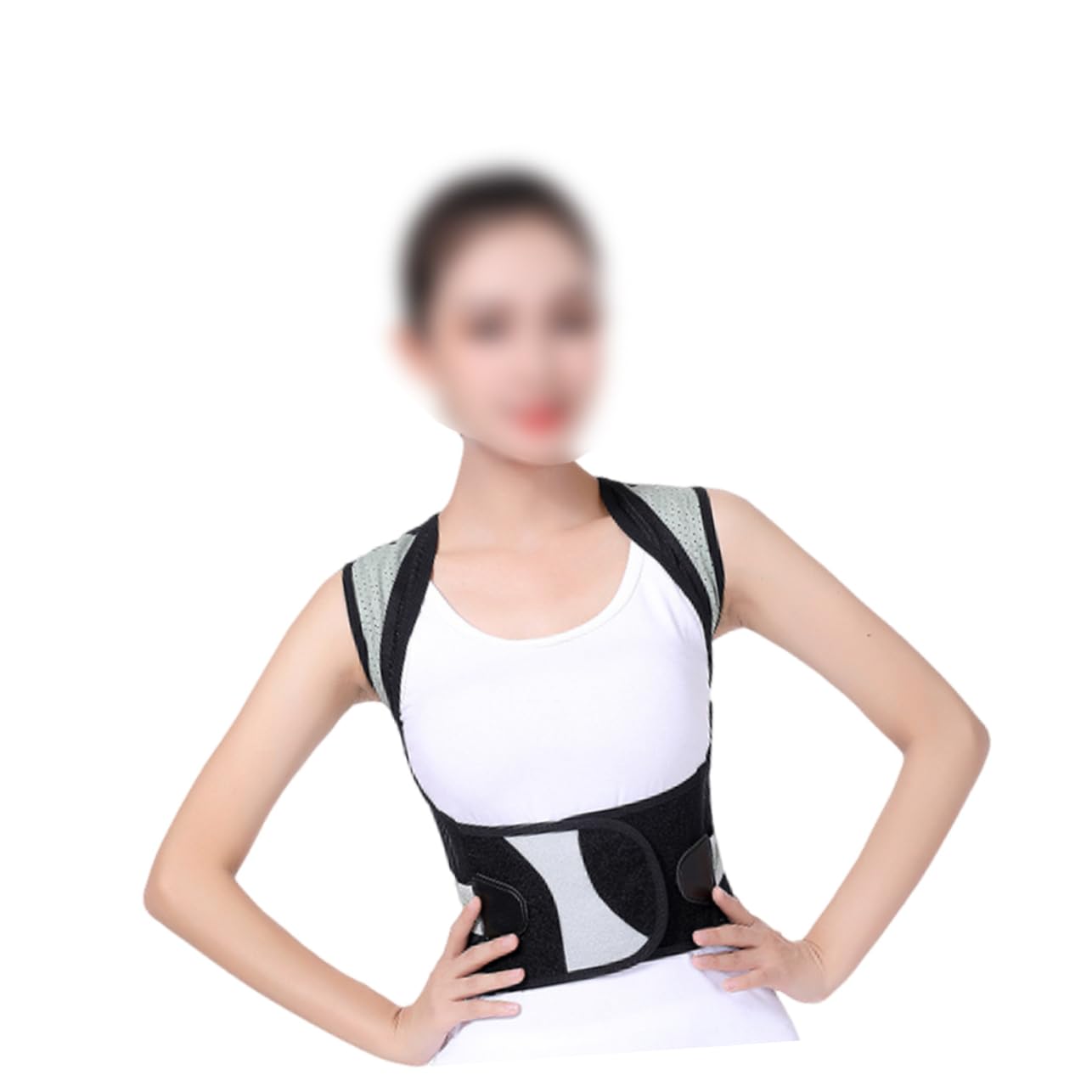 FOMIYES Breathable Posture Belt Lightweight Hunchback Support Strap for Men Women Discreet Design for Improved Sitting Posture Relief