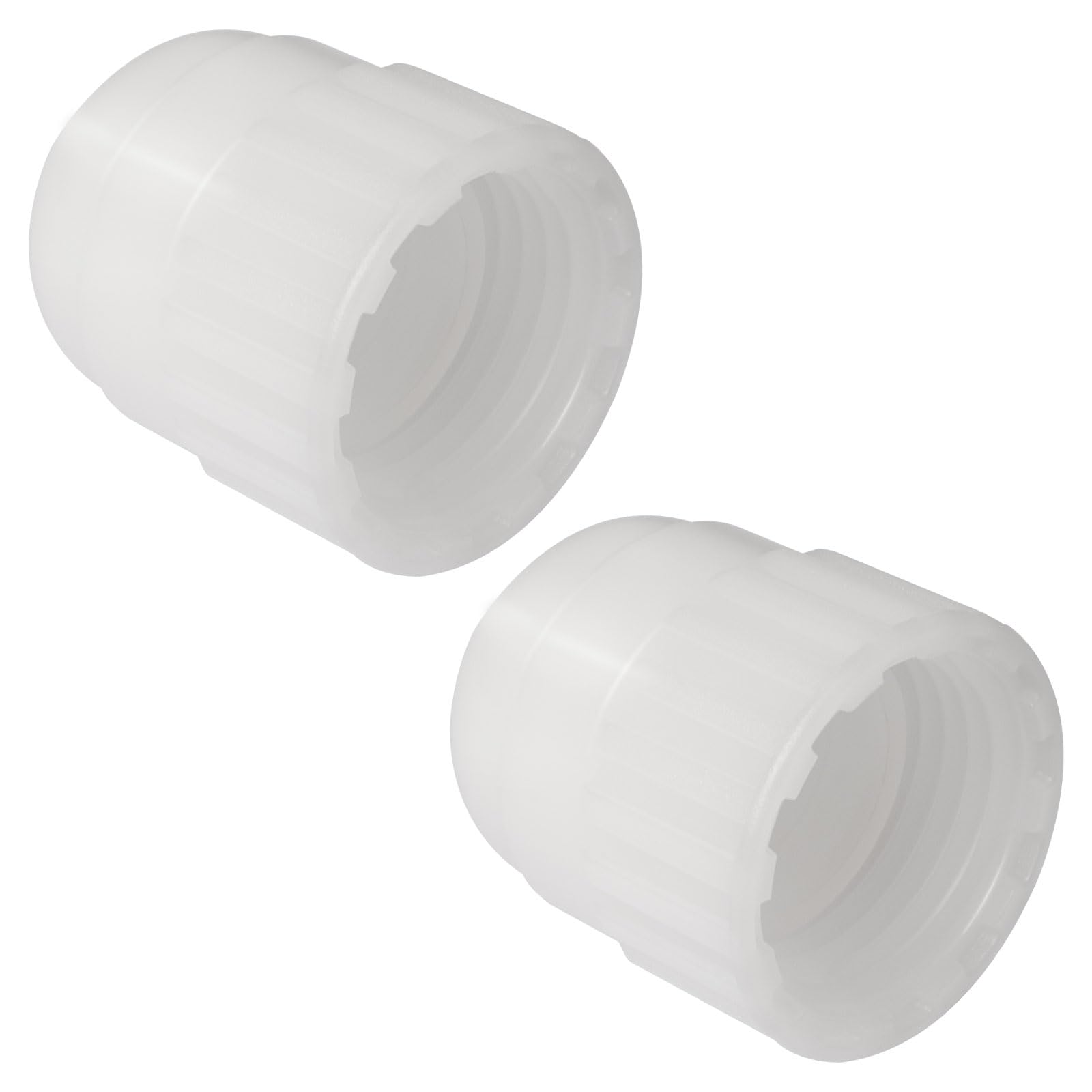 06860 RV Plumbing Cap Fitting, Cold Water Pipe 1/2" Female End Cap Terminator, RV Drain Cap, RV Pex Pipe/Tubing Fittings (2 Fittings)