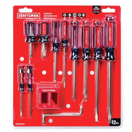 CRAFTSMAN Screwdriver Set, Assorted, 12-Piece (CMHT65044)