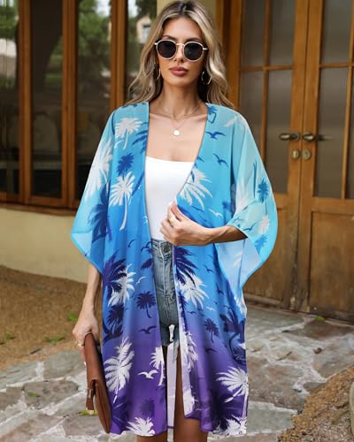 Image of Swimsuit Coverups for Women Sarong Beach Bikini Wrap Sheer Short Skirt Chiffon Scarf for Swimwear