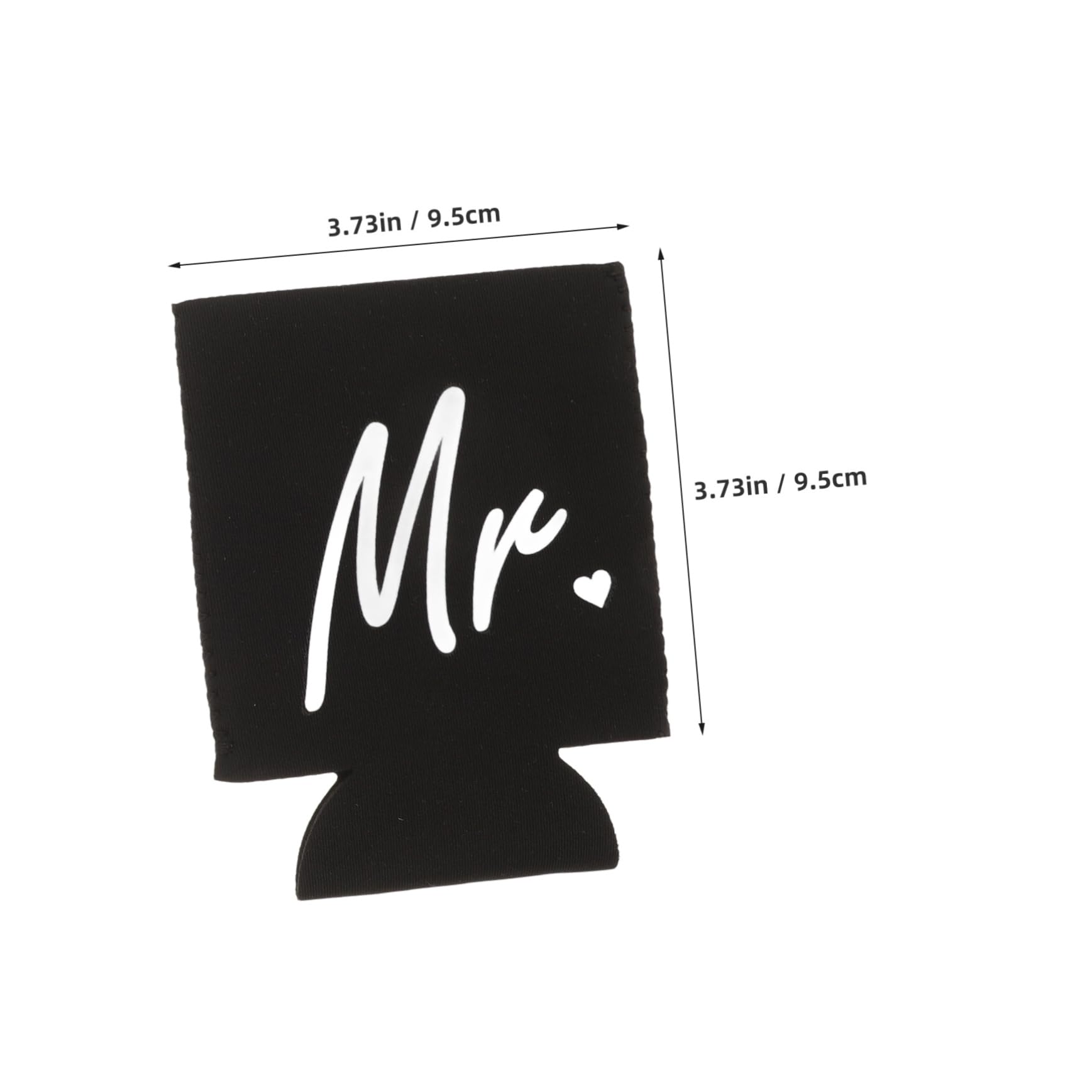 Zerodeko 2pcs Wedding Can Sleeves Wedding Party Beverage Coolers Neoprene Beer Bottle Covers