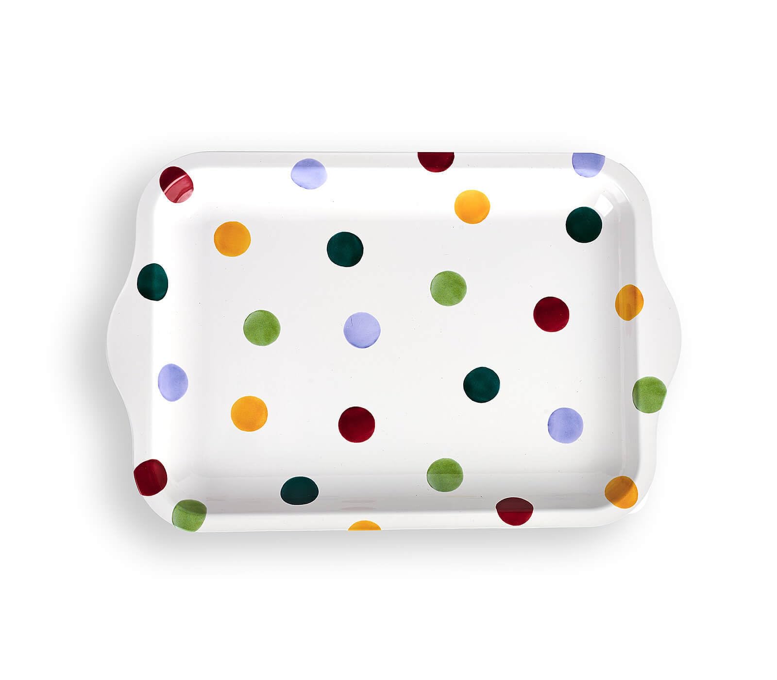 Elite Gift Boxes Multicolor Emma Bridgewater Polks Dot Small Tin Tray 240 X 158 X 11Mm (Pd3582)