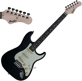 Guitarra elétrica Black MG-30 Memphis