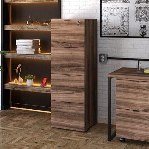 Gaveteiro Arquivo 4 Gavetas para Pastas Suspensas Kuaq40 Kuadra