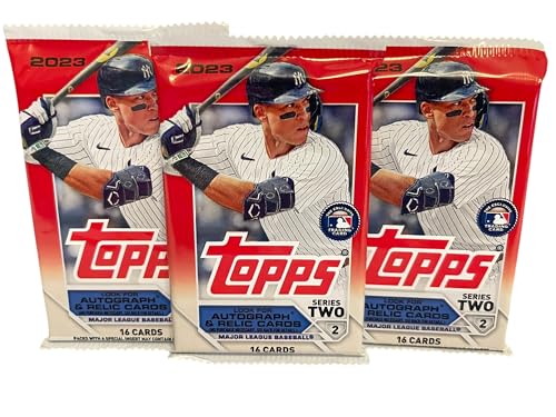 2023 Topps Series Two Baseball Trading Cards 3 Packs 16 Cards per Pack 48 Cards Total