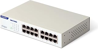 エレコム スイッチングハブ ギガビット 16ポート 電源内蔵 金属筺体 簡易パッケージ EHC-G16MN2A-HW