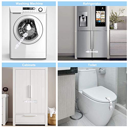 STOBOK 5 PeÃ§as de Travas de SeguranÃ§a para BebÃªs Autoadesivas Ã  Prova de BebÃª ArmÃ¡rios de MÃ³v